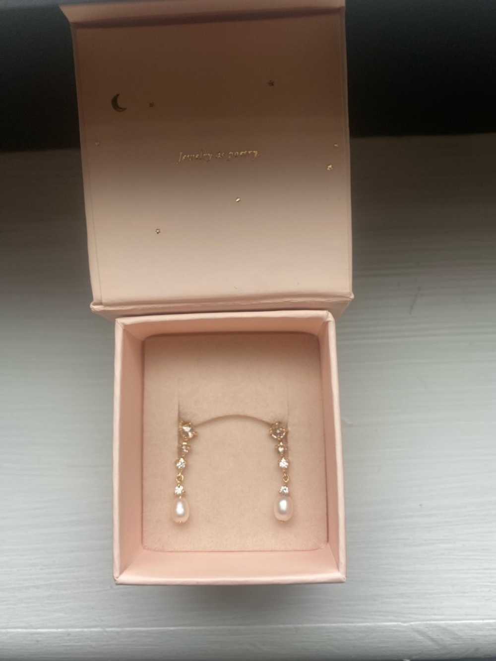 Catbird NYC Pearl Snow Queen Earrings - Picture 4 of 5